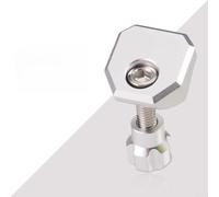 Zoegneer Tapa plegable para auriculares de bicicleta, aleación de aluminio CNC, abrazadera de liberación rápida para modelos Dahon P8 P10, acabado anodizado para ajuste del manillar (plata)