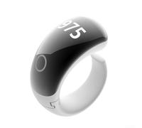 Zoegneer Tasbih - Anillo inteligente Zikr con tamaño ajustable, contador de oración digital, cinco recordatorios diarios, impermeable, clasificación IP68, pantalla LED, carga inalámbrica, larga