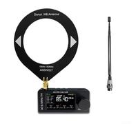 Zoegneer V4 SI4732 - Receptor de radio DSP de banda completa con controlador ESP32-S3, pantalla IPS de 1.9 pulgadas, modos USB FM AM LSB para puerto de antena SMA para auriculares con cable uso FM