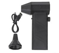 Zoegneer X3 Pro Turbo Fan 130000RPM Soplador de aire industrial de mano sin escobillas con control de velocidad ajustable, carga tipo C, batería de 8000 mAh, color negro