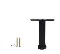 zoele Patas Ajustables de Metal para Mesa/Cama y sofá/Muebles, Soporte para Patas de Armario/Resistente, fácil de Instalar, Marco Central de Cama, Soporte para Pata