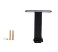 Zoele - Patas ajustables de metal para patas de cama, soporte resistente y fácil de instalar (22 cm de altura)