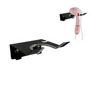 zoele Soporte de pared para vaporizador de ropa, estante portátil de tela para plancha de vapor, gancho para colgar en la pared de la máquina de planchado de vapor (negro)