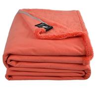 'zoeppritz since 1828' Reborn Bliss - Manta de Piel sintética (140 x 190 cm, 235 cm), Color Coral