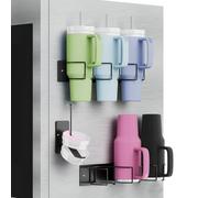 ZoeQide Soporte magnético para vasos Stanley Cup 40 oz - Accesorio Stanley Cup, soporte y organizador de vasos sin taladros, organizador magnético de botellas para cocina y nevera, carga 4,5 kg