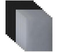 zoerbufan 12 Piezas Papel de Lija 280 x 210 mm, Lija Madera Seco/al Agua Grano de 1000 a 5000 para Pulir de Coche, Metal, Madera, Muro, Masilla de Carrocero Coche