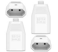 zoerbufan 2 Piezas Clavija Enchufe Hembra, Enchufe Hembra para Cable 250 V/10 A Schuko Enchufe Hembra