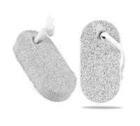 zoerbufan 2 Piezas Piedra Pómez Natural, Elimina Durezas y Callosidades de Pies y Manos, Herramientas de Pedicura de Lava para Eliminar la Piel Muerta(Oval)