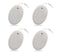 zoerbufan 4 Piezas Piedra Pómez Natural, Elimina Durezas y Callosidades de Pies y Manos, Herramientas de Pedicura de Lava para Eliminar la Piel Muerta