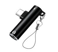 zoerbufan Adaptador USB C a Jack 3.5mm, 2 en 1 Adaptador Auriculares Audio Tipo C y Carga Rápida PD, Adaptador Tipo C Compatible con iPhone 16 15 Plus Pro MAX Galaxy S25+/25/24/23 Pixel 8