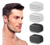 zoerbufan Ejercitador de Mandibula [4 Piezas], Jawline Exerciser, Jawline Exerciser Masticador para Fortalecer y Apretar la Línea de la Mandíbula y el Cuello
