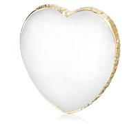 zoerbufan Paleta de Arte de Uñas, Paleta de Uñas de Resina, Polish Holder Drawing Color Palette Nail Art Manicure Tool, Paleta de Gel de Pintura de Uñas (En Forma de Corazón)