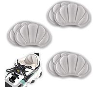 zoerbufan Taloneras para Zapatos [3 Pares], Almohadillas para Zapatos de Tacón, Insertos de Plantillas para Zapatos Demasiado Grandes y Sueltos para Hombres y Mujeres (Gris)