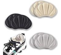 zoerbufan Taloneras para Zapatos [3 Pares], Almohadillas para Zapatos de Tacón, Insertos de Plantillas para Zapatos Demasiado Grandes y Sueltos para Hombres y Mujeres (Negro, Marrón, Gris)