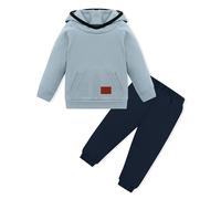 ZOEREA Prendas de bebé para niño 2 piezas Conjunto de chándal Manga larga Pantalones elásticos Sudadera Parte superior de conjuntos 12 meses a 5 años, azul, 2-3 Jahre