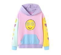 ZOEREA Sudadera con Capucha para niñas Sudadera 3D Estampado Rosa Sudadera con Capucha de Manga Larga 11-12 años