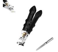 Zoerely Orthoclip Funfany, Vianys/Graddi/Goowebs/Glosrity/Solymall Orthoclip Stainless Steel Nail Clippers, Double Configuration of Oblique and Flat Mouth, 180 Degree (A#)