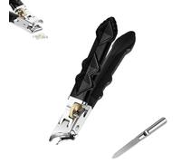 Zoerely Orthoclip Funfany, Vianys/Graddi/Goowebs/Glosrity/Solymall Orthoclip Stainless Steel Nail Clippers, Double Configuration of Oblique and Flat Mouth, 180 Degree (B#)