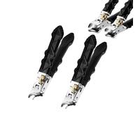 Zoerely Orthoclip, Graddi OrthoClip, Double Configuration of Oblique and Flat Mouth, Stainless Steel Nail Clippers with Safety Lock for Thick Nails (Slope-2pcs)