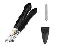 Zoerely Orthoclip - Zoerely Nail Clippers, Splash-Proof, 2025 Upgraded 180° Wide-Mouth Bite, Double Configuration of Oblique and Flat Mouth, for Thick Nails (A)