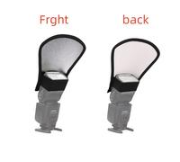 ZOERui Reflector de Flash Cara - Kit /Plateado con Banda Elástica, Compatible para Canon, Nikon, Sony y Todas