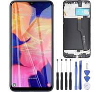 ZOETEC Pantalla de repuesto para Samsung Galaxy A10, A105G, A105FN, A105M, A105F, pantalla LCD, digitalizador, montaje completo con marco, juego de herramientas de reparación