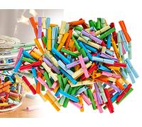ZoeTekway 120 boletos de rifa, boletos de rifa en blanco, pequeños trozos de papel coloridos para escribir, enrollados con anillo de metal, contenido suelto para que usted mismo escriba, para fiestas
