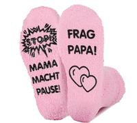 ZoeWei Divertidos calcetines regalos para mamá, regalo para mamá, Navidad, calcetines para mujer, mamá hace descanso. ¡FRAG PAPA! Regalo para mujer para San Valentín, Día de la Madre