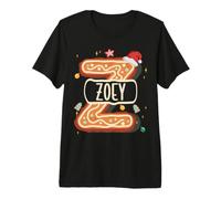 Zoey Gingerbread - Camisa Familiar navideña a Juego con Letra Z Camiseta Premium