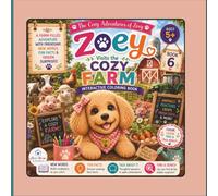 Zoey Visits the Cozy Farm: An Interactive Coloring Book for Ages 5+ with Farm Animals, Hidden Pictures, Spot the Difference, Vocabulary Building, ... Educational Fun (Zoey’s Cozy Adventures)