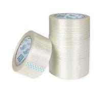 ZOEYES - Cinta de filamentos de 5,3 mm x 82 pies, resistente y reforzada, 5,3 mm para embalaje y paquete de trabajo pesado.