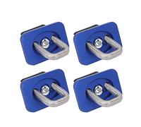 Zoeyilan 4Pcs Truck Bed Tie Downs, Truck Tie Downs & Anchors, Truck Bed Cargo Hooks, Anchors Truck Bed Side Wall Anchor For Silverado 2007 To 2021 (Blue)