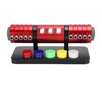 Zoeyilan Plato de engrasador de Reloj, Juego de engrasador de reparación de Relojes de aleación de 5 Platos, Herramienta de inmersión de Taza de Aceite de Reloj automático con Soporte,