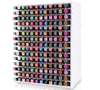 ZOFUN Organizador de 180 bolígrafos, escritorio, soporte para bolígrafos para escritorio, lápices de colores, rotuladores, pequeños artistas, tocador, estante de almacenamiento para 180 marcadores,