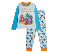 Zog Pijama de The Dragon para niños, Conjunto de Ropa de Dormir Unisex a Juego, Azul y Naranja., 2-3 Years