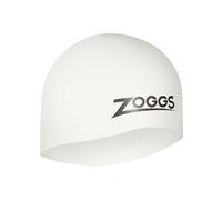 Zoggs Gorro de natación Unisex de Silicona, Color Blanco