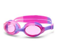Zoggs Bondi - Gafas de natación unisex para niños, antivaho, protección UV, correa de silicona suave y fácil ajuste de deslizamiento, color violeta/rosa, lente rosa tintado