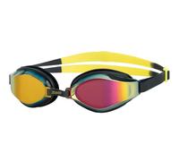 Zoggs Endura MAX Swimming Goggles, Unisex-Adult, Black/Yellow/Mirrored Violet