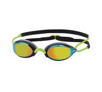 Zoggs Gafas de Natación Fusion Air Titanium Negro Amarillo Talla única, Unisex