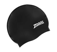 Zoggs Gorro de natación para adultos unisex – Negro – Talla única