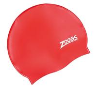 Zoggs Gorro de natación, Adultos Unisex, Rojo, una Talla