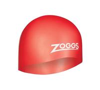 Zoggs Gorro de natación Unisex de Silicona, Color Rojo