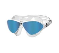 Zoggs Horizon Flex Swim Mask Goggles, Unisex-Adult, Clear/White/Titanium Mirror
