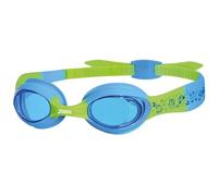 Zoggs Little Twist Gafas de Natación para Niños - Gafas de Piscina para Niños Antivaho con Protección UV, Ajuste Rápido y Correa de Fácil Ajuste - Lentes Azules, Azul y Verde, 0-6 Años (Paquete de 2)