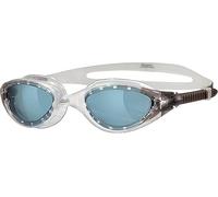 Zoggs Panorama Gafas Piscina Hombre y Mujer con Lentes Tintadas - Gafas de Natación Antivaho, Ajustables y con Protección UV - Gafas de Nadar con Visión Amplia - Gris / transparente