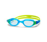 Zoggs Phantom 2.0 Junior - Gafas de natación para niños, color azul claro, lentes transparentes antivaho con protección UV y correa dividida, gafas de natación resistentes a fugas para niños para
