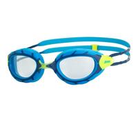 Zoggs Predator Swimming Goggles, Unisex-Youth, Blue/Lime/Clear, Junior 6-14yrs