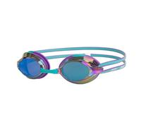 Zoggs Racer Titanium Swimming Goggles, Unisex-Adult, Violet/Turquoise/Mirrored Blue