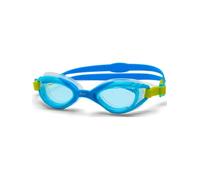 Zoggs Sonic Air 2.0 Junior - Gafas de natación para niños, color azul lima, lentes antivaho con amortiguación de aire con protección UV y correa ajustable | Gafas de natación para niños de rendimiento
