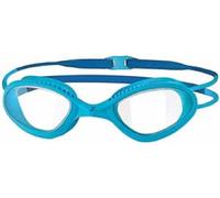 Zoggs Tiger - Gafas de natación para adultos, con protección UV, correas de ajuste rápido, lentes de natación sin niebla, gafas adultos, ultra ajustadas, lentes transparentes